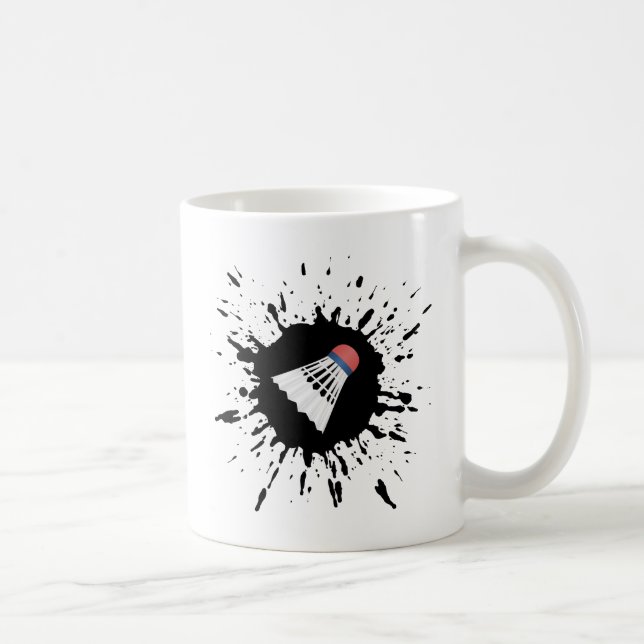 Badminton Explosion Coffee Mug (Right)
