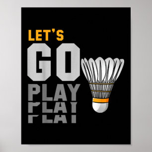 Badminton For Mens, Badminton For Women, Badminton Poster