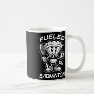Badminton Forever Cartoon Shuttle And Racket Graph Coffee Mug