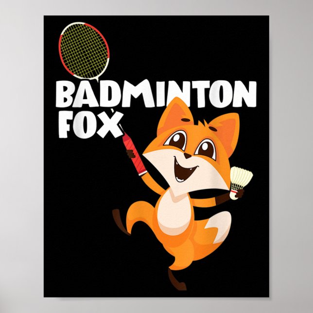 Badminton Fox  Poster (Front)