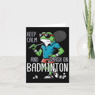 Badminton Frog Shuttle Poona Card
