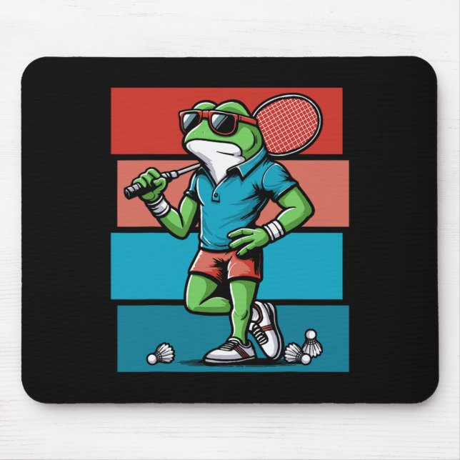Badminton Frog Shuttle Poona  Mouse Mat (Front)