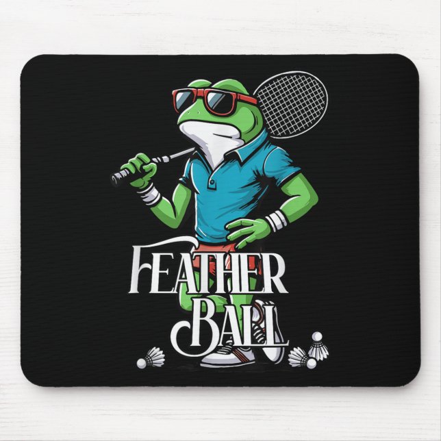 Badminton Frog Shuttle Poona  Mouse Mat (Front)
