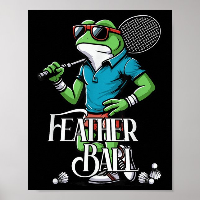 Badminton Frog Shuttle Poona  Poster (Front)