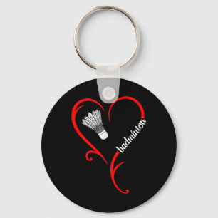 Badminton Game Coach Shuttle Player Badminton Play Key Ring