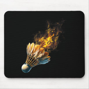 Badminton Game Lover Bad Words Shuttle Badminton Mouse Mat