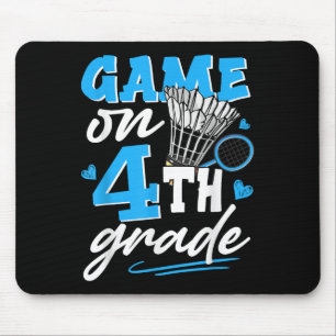 Badminton Game On 4th Grade Boys Girls Back To Sch Mouse Mat