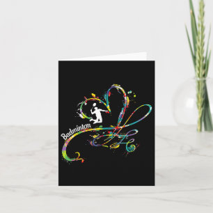 Badminton Game Player Shuttle Player Badminton  Card
