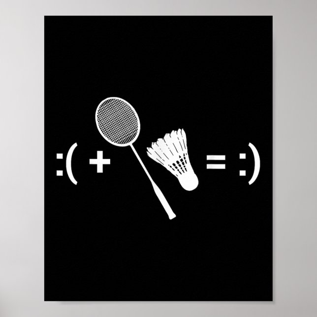 Badminton Game Shuttle Sport Badminton  Poster (Front)