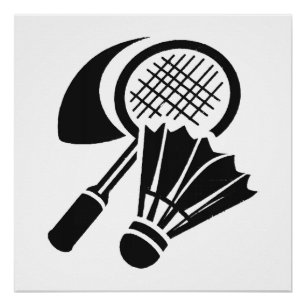 Badminton gift ideas poster
