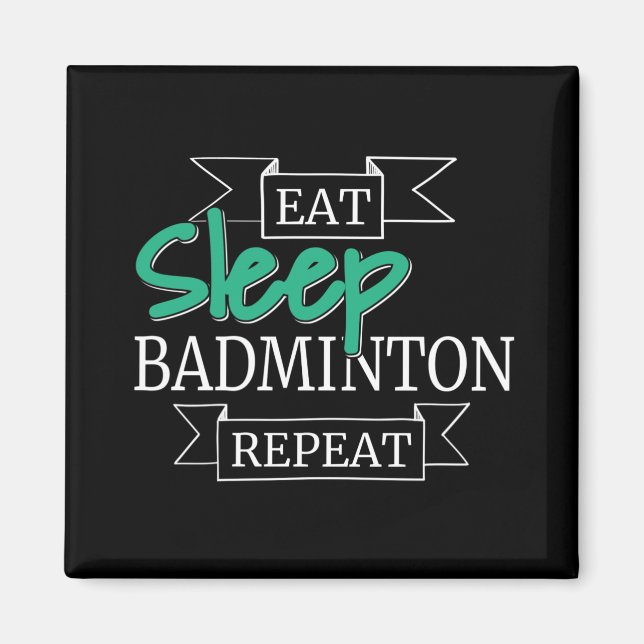 Badminton Gifts Magnet (Front)