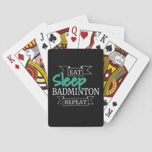 Badminton Gifts Playing Cards