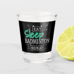 Badminton Gifts Shot Glass