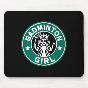Badminton Girl For Teens On School Team Funny Mouse Mat