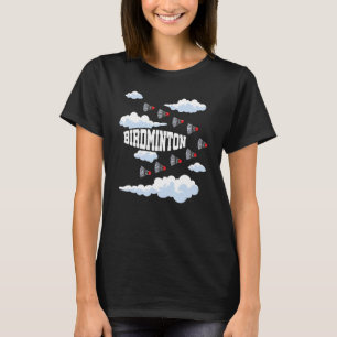 Badminton Graphic Badminton Player Shuttlecock Spo T-Shirt