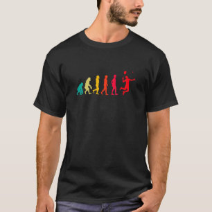 Badminton Graphic Badminton Player Shuttlecock Spo T-Shirt