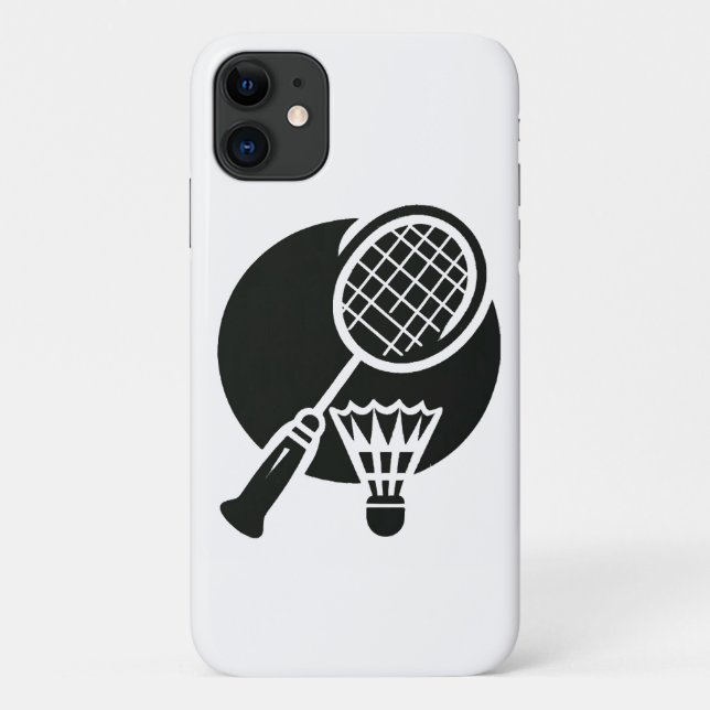 Badminton Graphic Case-Mate iPhone Case (Back)