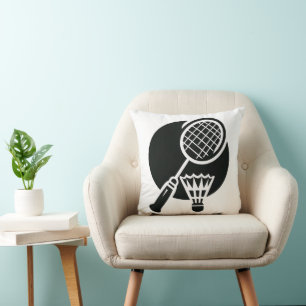 Badminton Graphic Cushion