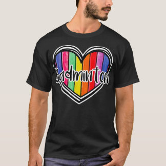 Badminton Heart T-Shirt
