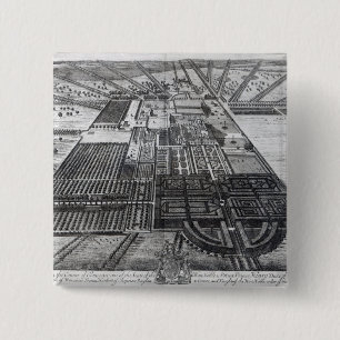 Badminton House in the County of Gloucester 15 Cm Square Badge