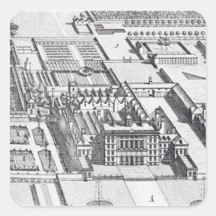 Badminton House on the County of Gloucester Square Sticker