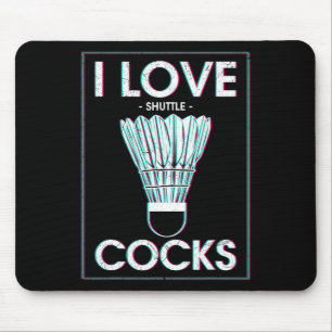 Badminton I Love S Badminton Badminton Player Mouse Mat