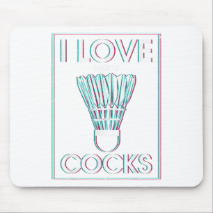 Badminton I Love S Badminton Badminton Player Mouse Mat