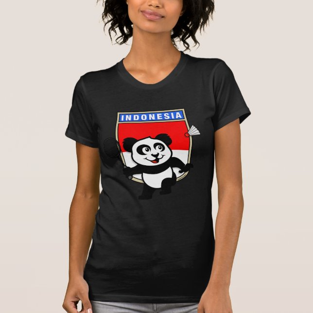 Badminton Indonesia Panda T-Shirt (Front)