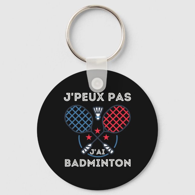 Badminton Jersey  Key Ring (Front)