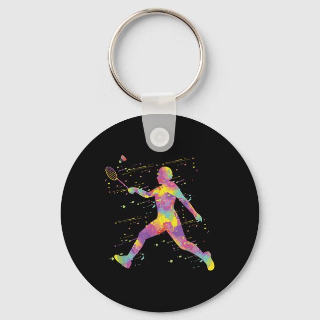 Badminton  key ring (Front)