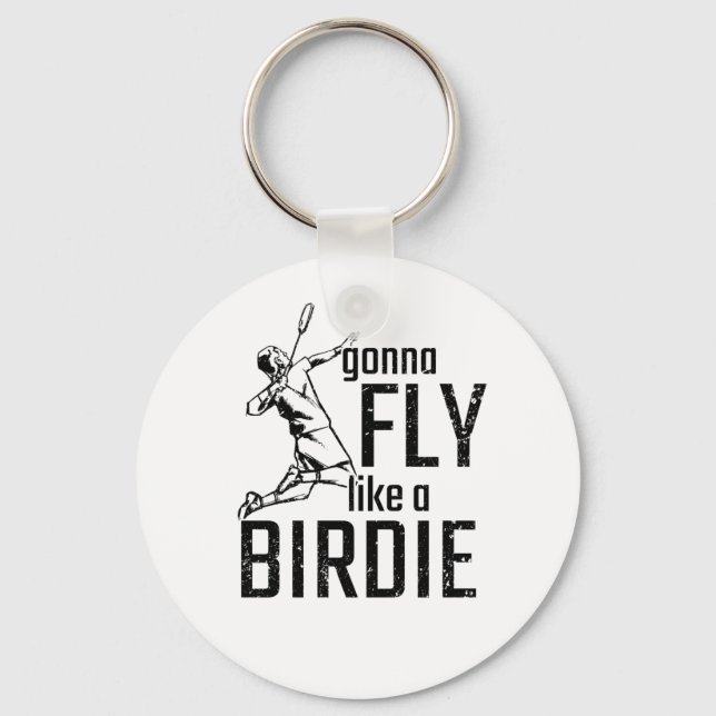 Badminton Key Ring (Front)