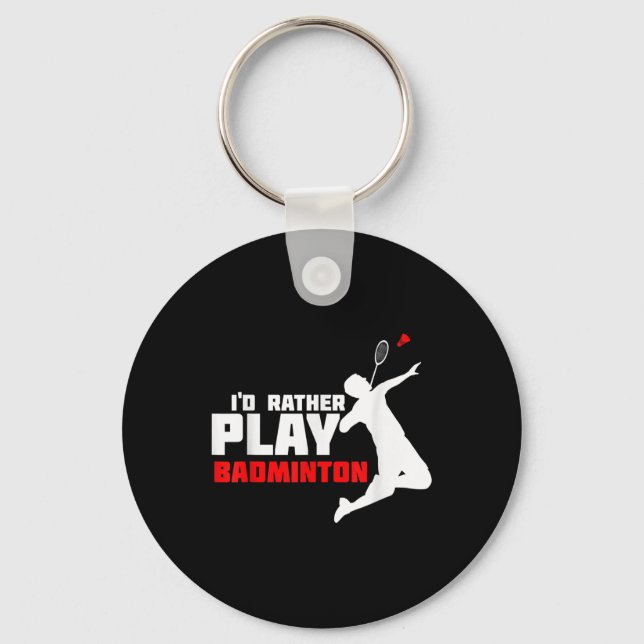 Badminton  key ring (Front)