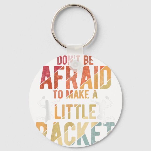 Badminton  key ring (Front)