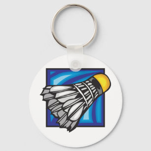 Badminton Key Ring