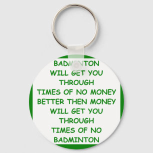 BADMINTON KEY RING