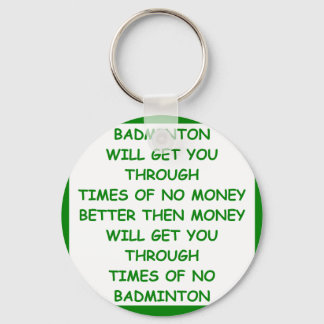 BADMINTON KEY RING