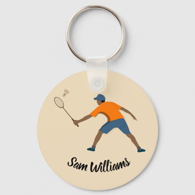 Badminton Key Ring (Front)