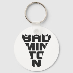 Badminton Keychain