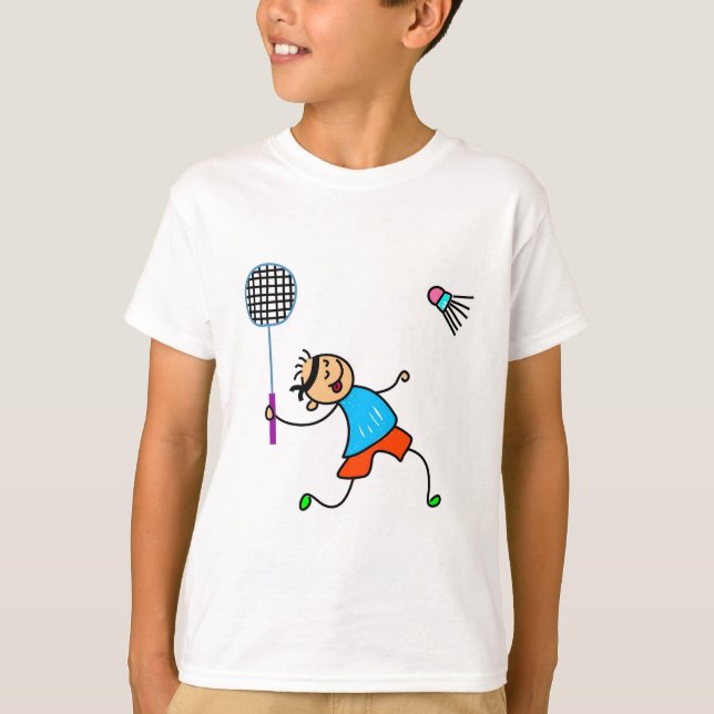 Badminton Kid T-Shirt (Front)