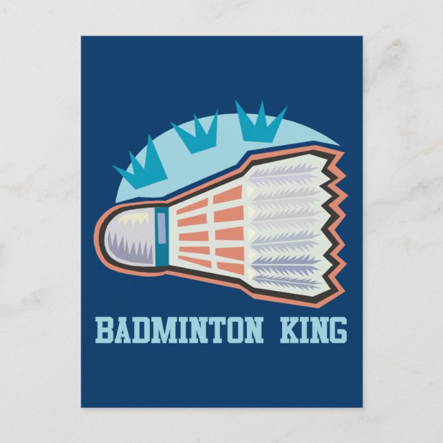 Badminton King Postcard (Front)