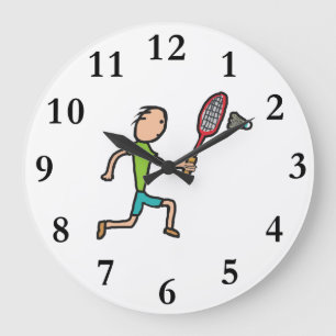 Badminton Large Clock