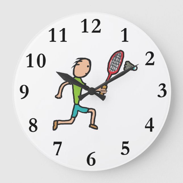 Badminton Large Clock (Front)