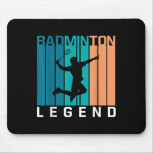 Badminton Legend Badminton Player Shuttle Sports S Mouse Mat