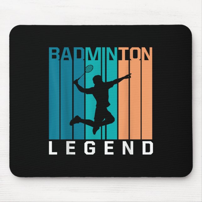 Badminton Legend Badminton Player Shuttle Sports S Mouse Mat (Front)