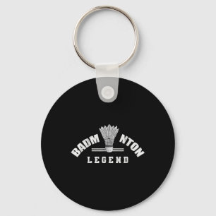 Badminton Legend Shuttle Birdie Badminton Key Ring
