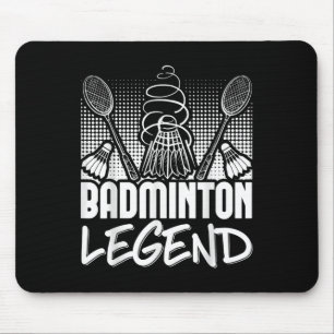 Badminton Living Legend Player Sport Shuttle Mouse Mat