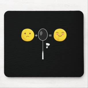 Badminton Love Happy Team Player Coach Funny Shutt Mouse Mat
