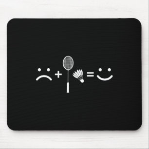 Badminton Love Happy Team Player Coach Mouse Mat