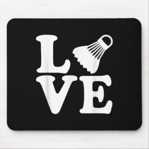Badminton Love Mouse Mat