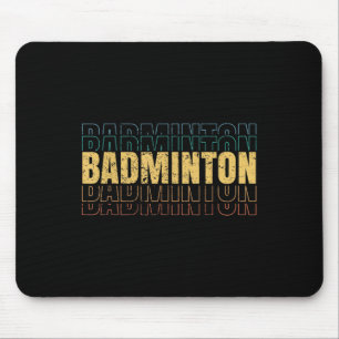 Badminton Love Team Player Coach Mouse Mat